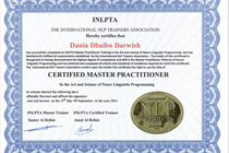 Certfied Master NLP practitioner DDD-1
